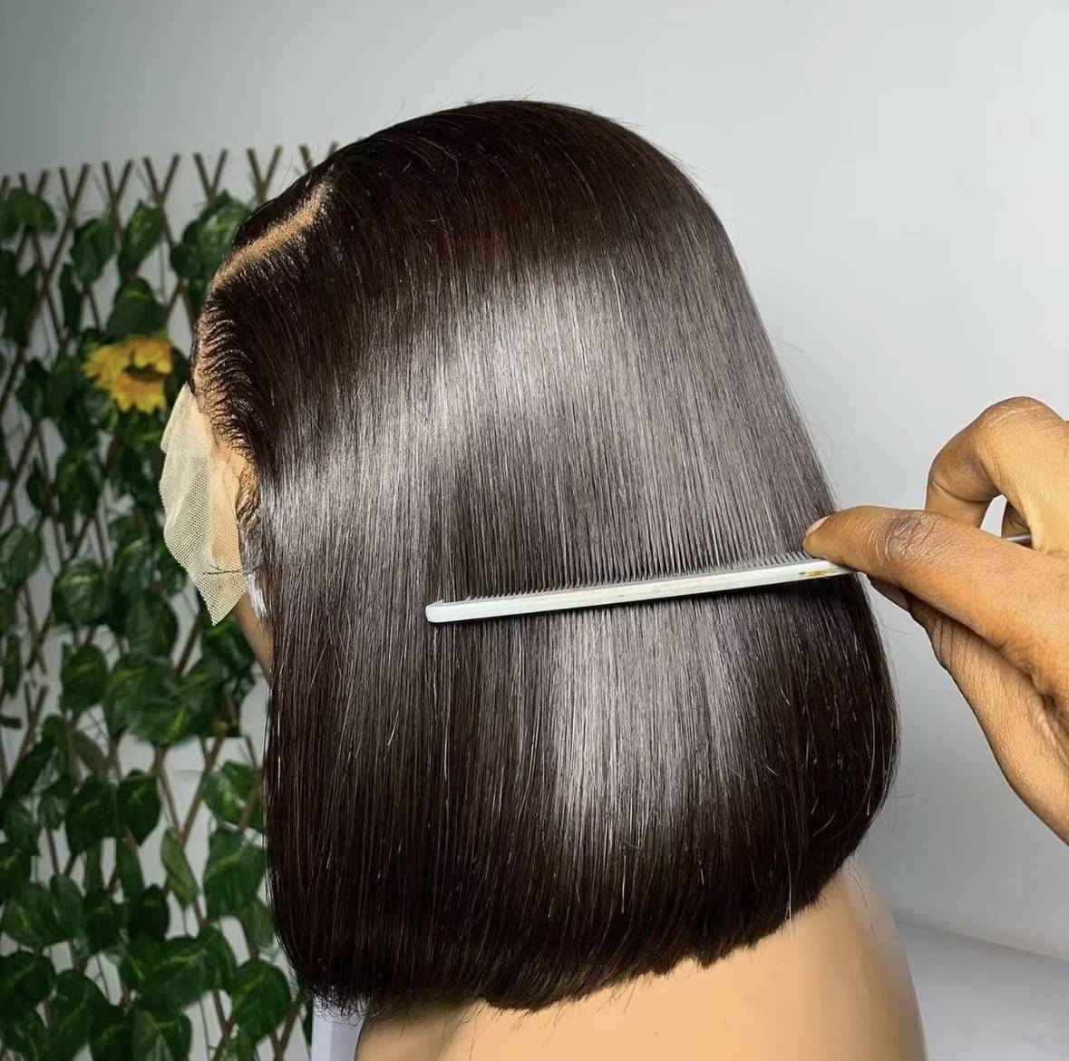 Precision Bob Cut with Bangs