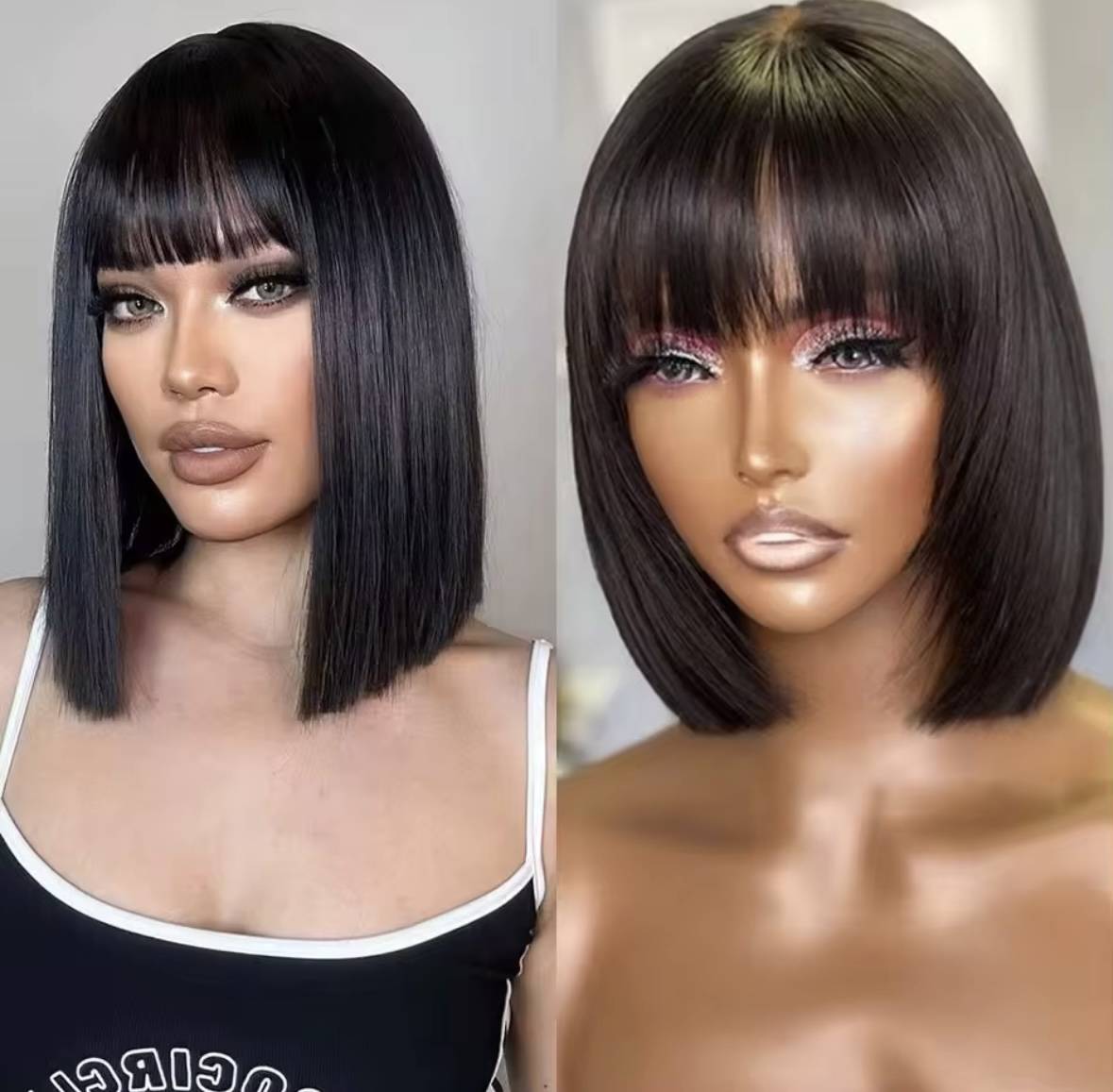 Precision Bob Cut with Bangs